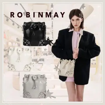 ROBINMAY 거울 참 부착 2WAY 숄더백