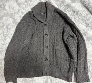 GU ENGINEERED GARMENTS 케이블 니트 가디건 S