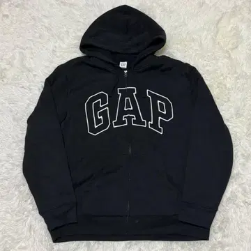 y2k GAP 로고 보아 라이너 집업 후드티 XL