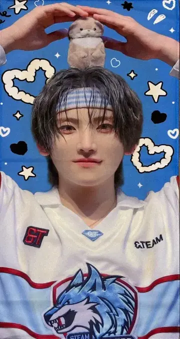 andTEAM YUMA 유마 슬로건 마스터 파랑