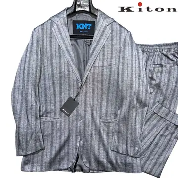 126만 Kiton KNT 캐시미어 실크 도시적 러그 캐주얼 수트