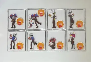 어메이징 디지털 서커스 TADC 카페 한정판 아크릴 스탠드 전종 세트