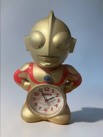 한정판 골드 버전 SEIKO 말하는 알람 시계 울트라맨 츠부라야