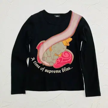 도쿄디즈니씨 한정판 D24 덤보 롱티 블랙 L 레어