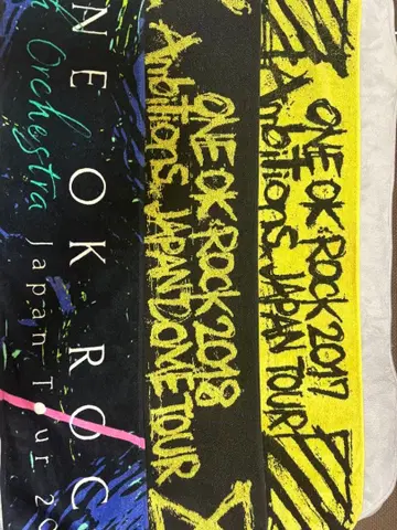 ONE OK ROCK 라이브 타월 3장 세트 원오크 굿즈