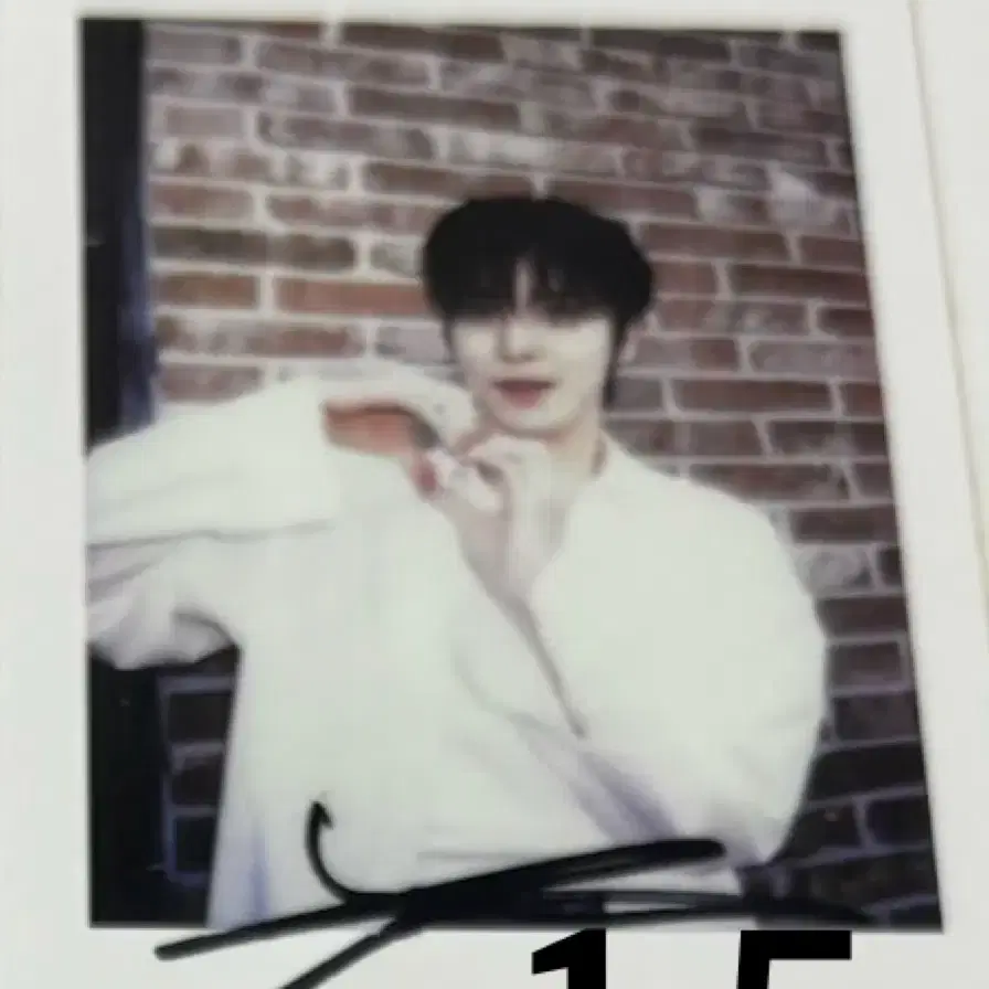 Ateez Choi San San Riternity Event Sign Sign Polaroid on Bunjang