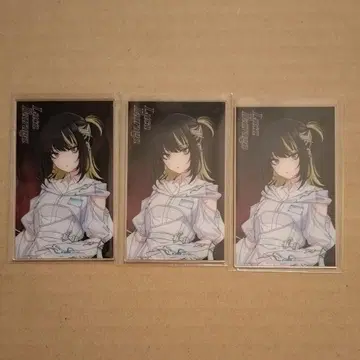 샤니마스 루카 나선형 개최 기념 아크릴 카드