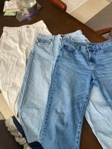 새상품급 현행 모델 유니클로 JWA GUh&m 데님 팬츠 3종 세트