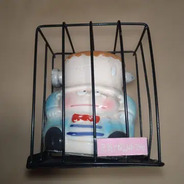 프랑켄슈타인 저금통 입상 쇼와 레트로 당시 물건