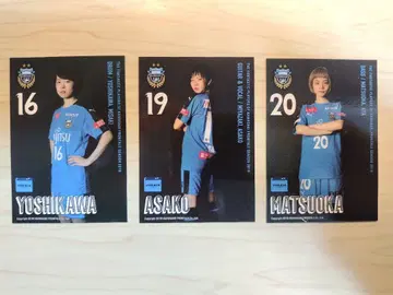 SHISHAMO 가와사키 프론탈레 콜라보 트레이딩 카드 3장