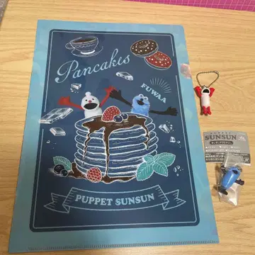 Puppet Sunsun 팬케이크 클리어 파일 키링 표식 액세서리