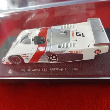 EBBRO TOYOTA 톰스 83C 1983 Fuji 1000Km 미니카