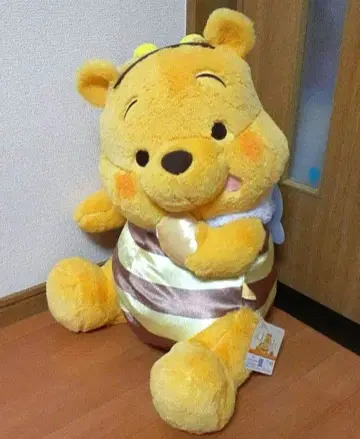 [곰돌이 푸] 배부른 꿀벌 초초 BIG 봉제 인형 택 포함 새상품