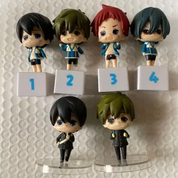 Free! 하이스피드 미니 피규어 6종 하루카 마코토 아사히 이쿠야