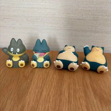 [레어 클리어 곤베 포함] 카비곤 곤베 손가락 인형 4개 세트