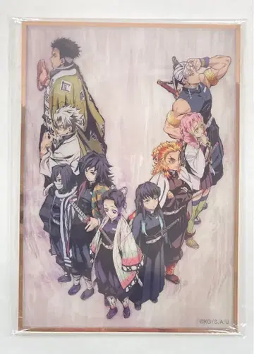 ANIPLEX 키 비주얼 아크릴 색지 주합회의 나비 저택 편