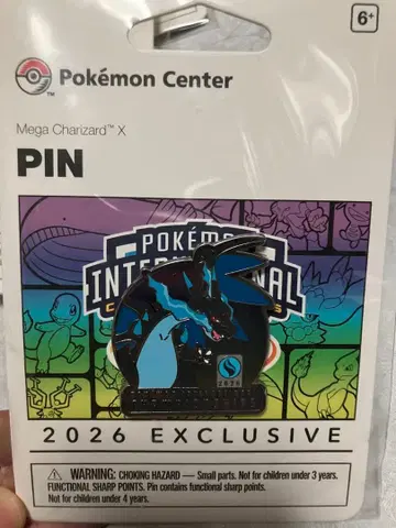 포켓몬 센터 한정판 핀즈 EUIC 런던 메가 리자몽 X