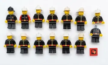 LEGO 클래식 소방관 미니 피규어 14개 세트