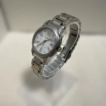 SEIKO 세이코 7N01 여성용 손목시계 실버 x 골드 작동품