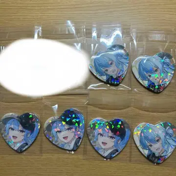 호시마치 스이세이 하트형 캔뱃지