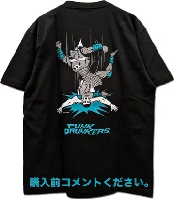 펑크 드렁커스 근육맨 T셔츠 악마장군 프로레슬링 애니메이션 유데타마고