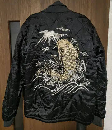 레어 CROPPED HEADS 스카잔 XL 일본풍 패턴