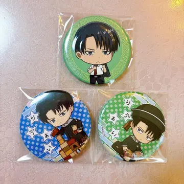 진격의 거인 리바이 유치원 캔뱃지 3세트