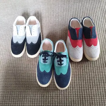 CODE-RED 스웨이드 로우컷 스니커즈 3족 세트