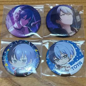 프로세카 캔뱃지 토우야 비비바스 카페 애니카페 KAITO 그리캔