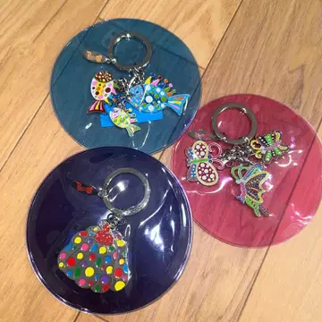 쿠사마 야요이 3개 키링