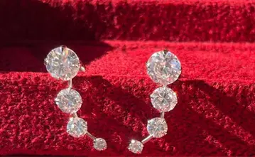 K14 WG 귀걸이 K14 각인 있음