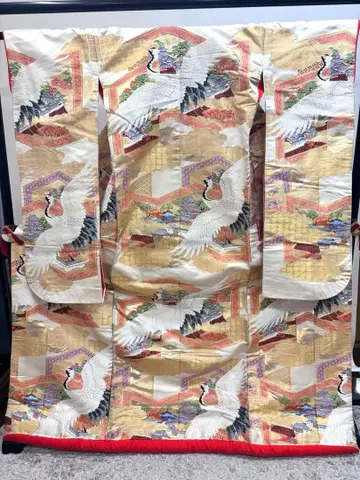 이로 우치카케[IUK1010] 신부 의상 새상품급 베이지 계열