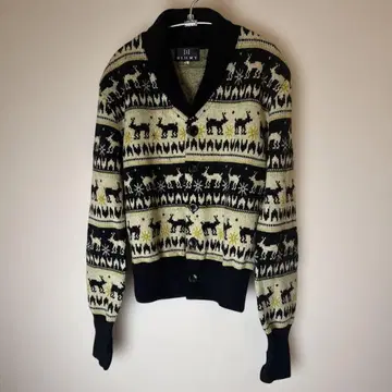 [ HIMMY ] 카우친 스웨터 L 블랙