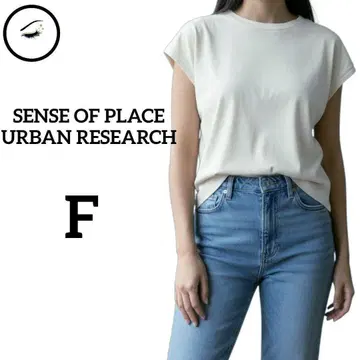 센스 오브 플레이스 어반 리서치 슬리브리스 t셔츠 F 핑크 베이지 여름