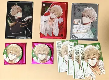 AMNESIA 아무네시아 발렌타인 켄트 아크릴 스탠드 캔뱃지 파르카