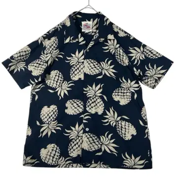 듀크 카하나모쿠 알로하 셔츠 동양 엔터프라이즈 선서프 파인애플
