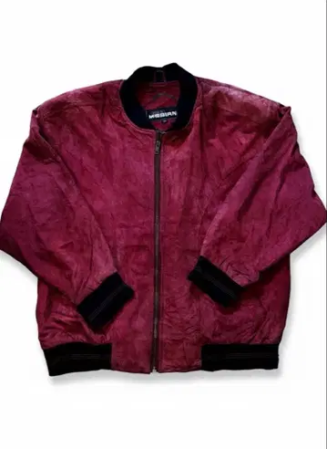 MOBIANI 스웨이드 블루종 재킷 40사이즈