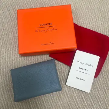 COGURE 미니 지갑 카드 케이스 블루린