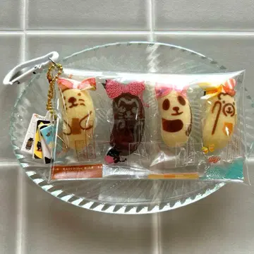 가챠 채운 파우치 도쿄 바나나 반짝반짝 키링 스퀴즈