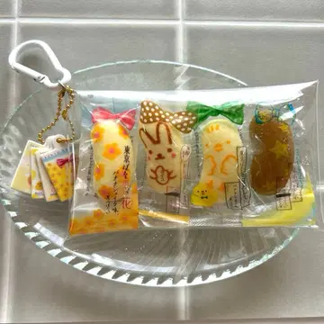 가챠 파우치 도쿄 바나나 찰랑찰랑 키링 스퀴즈