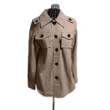 MARC by MARC JACOBS 밀리터리 셔츠 자켓 린넨 베이지