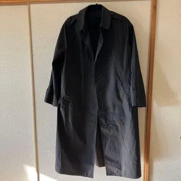 American Apparel 제 DSCP 미 해군 롱 코트 블랙