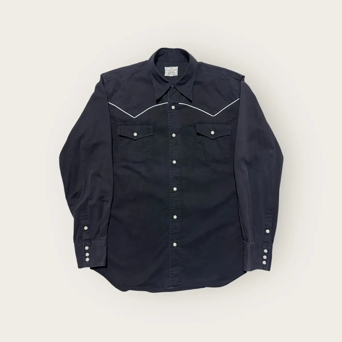 70s HbarC Thin Cotton Western Shirt 105 on Bunjang Global Site