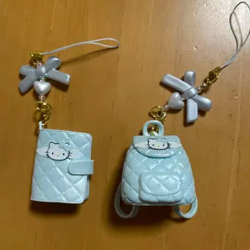 키티 스카이블루 스트랩 2개 세트