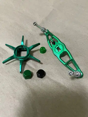 시마노 베이트 낚시릴 커스텀 부품 세트 그린 안타레스 메타니움