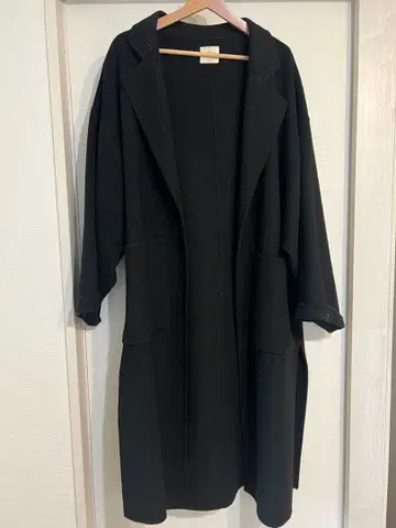 AMAIL 블랙 롱 코트