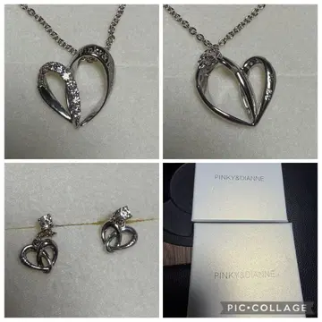 핑키앤다이안 PINKY&DIANNE 목걸이 귀걸이 세트