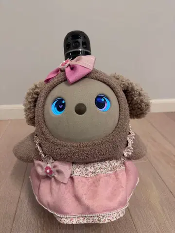 라보옷 LOVOT3.0 의류 라보용 원피스 핑크 작은 꽃 튤