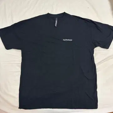 No problemo 미니 로고 T셔츠 블랙 XL