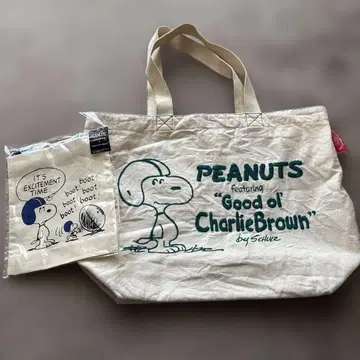 PEANUTS 스누피 토트백 미식축구 부후우 복조리